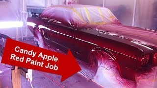 Candy Apple Red Mustang Paint Job - It&#39;s painted!  - Turbo Cobra