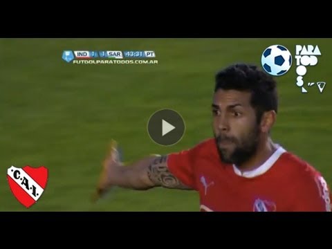 Independiente reventó el travesaño. Fútbol Para Todos