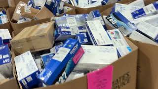 Salvaged: USED "Ink Cartridges & Toners" TOTAL 6 Pallets (SEP26-BULK00