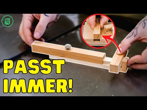 PERFEKTE NUTEN sägen - ganz OHNE MESSEN! | KERFMAKER aus Resten selber bauen | Jonas Winkler