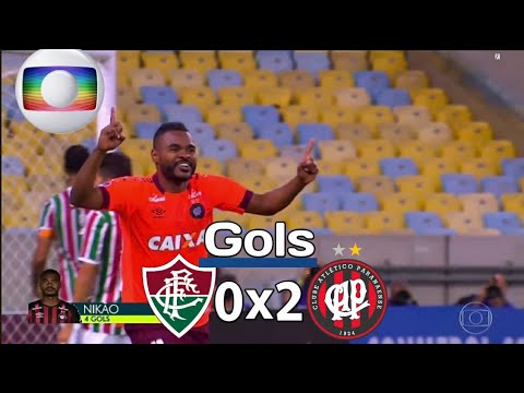 Fluminense 0 x 2 Atlético-PR - Gols(Globo HD) - Sul-Americana 2018