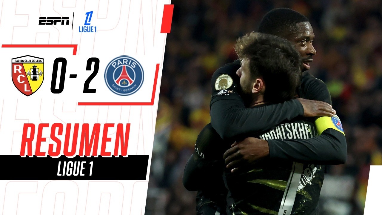 EL PSG DE LUIS ENRIQUE GANÓ Y ES CAMPEÓN POR QUINTA VEZ CONSECUTIVA | Lens 0-2 PSG | RESUMEN