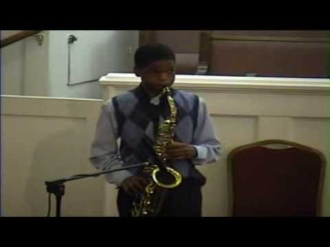 Avery Dixon How Great Is Our God 12 years old saxophone