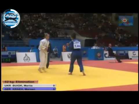 European Judo Championship Chelyabinsk 2012 -52kg BUIOK Mariia (UKR)-KRAEH Mareen (GER)