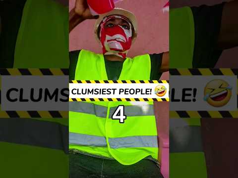 The clumsiest people ever 4 😆! #funny #fails #shorts