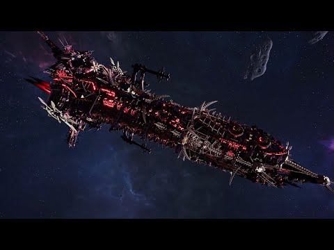 World Eaters vs Imperial Navy - Skalgrim Mod - Massive Battle - Battlefleet Gothic Armada 2