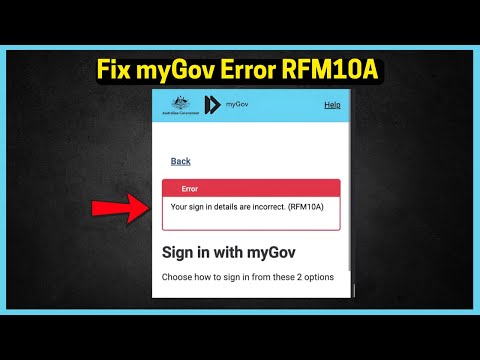 How To Fix Mygov Error Code Rfm10a Full Guide