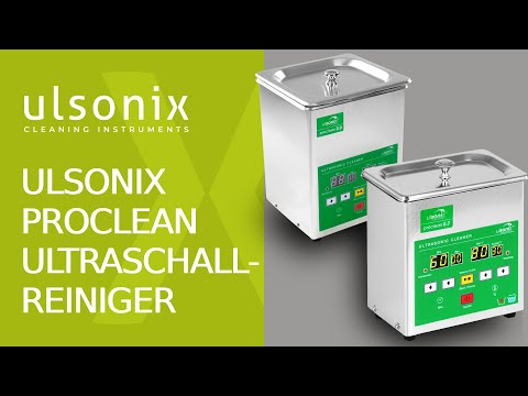 Video - Ultraschallreiniger - 0,7 l - 50 kHz - 60 W - Memory