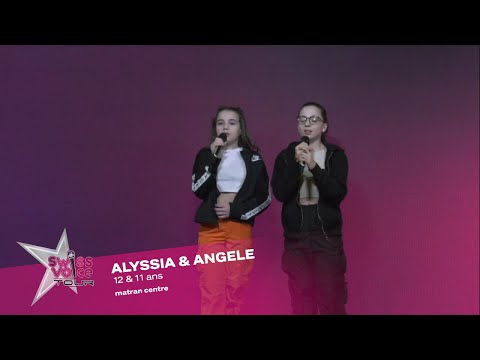 Alyssia 12ans et Angele 11ans - Swiss Voice Tour 2023, Matran Centre