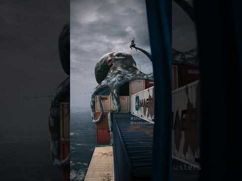 Thalassophobic | POV 02 - Kraken or Giant Octopus?  #Thalassophobia  #animation