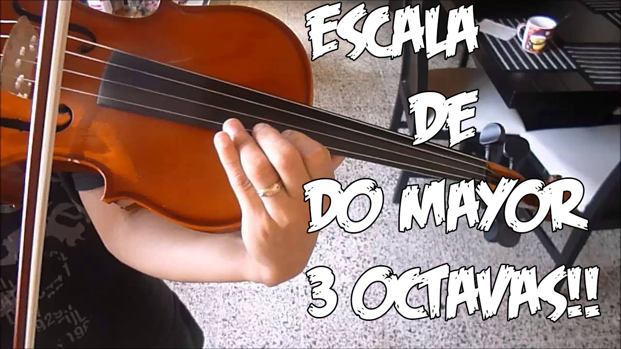Escala de DO Mayor, 3 octavas Viola!!