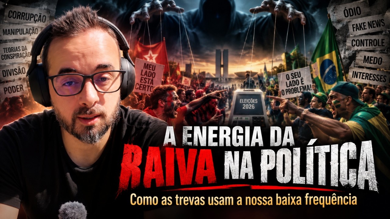 A ENERGIA DA RAIVA NA POLÍTICA - Como as trevas usam a nossa baixa frequência