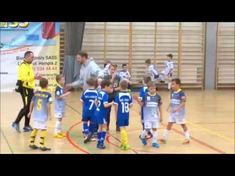 Łukasz Grab 7 Lat - 2 mecze 3 gole Halowa Liga Mistrzów 14. XII. 2014r (Marcin Grab)