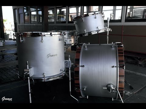 Groove Drum Co. ALUMINIUM Drums! 22,13,16"+14"