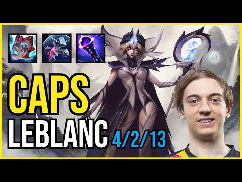 CAPS - LEBLANC vs HUMANOID - SYNDRA Mid - EUW Challenger - Patch 11.3