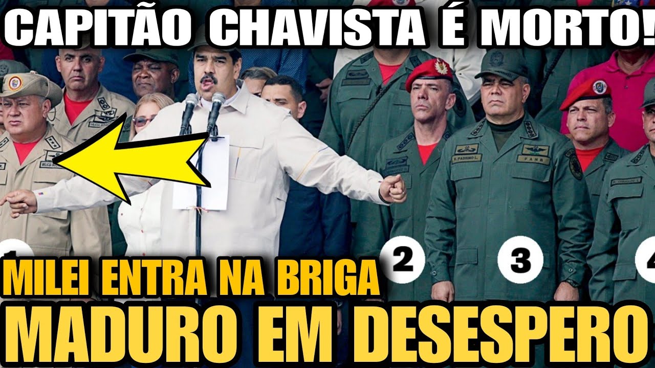 URGENTE! FOI MORT0 CAPITÃO DE MADURO! FORÇAS EM ALERTA TOTAL E EDMUNDO GONZÁLES CHEGA VENEZUELA WAR