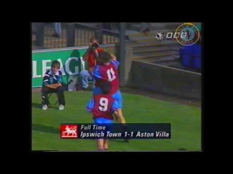 Ipswich Town 1 Aston Villa 1 - FA Premier League - 15th Aug 1992