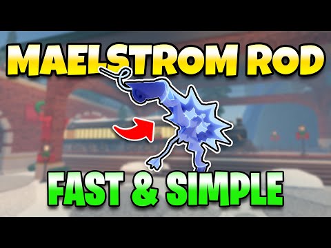 How To Get MALESTROM ROD In Roblox Fisch!