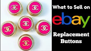Make Money Selling Replacement Buttons on eBay