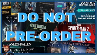 5 Reminders Why NOT to Pre-Order Games