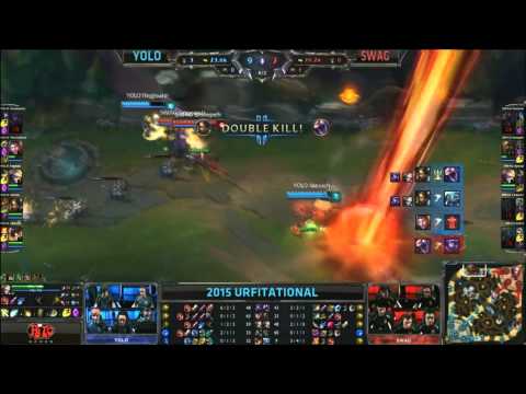 YOLO vs SWAG LOL URF (Highlights)