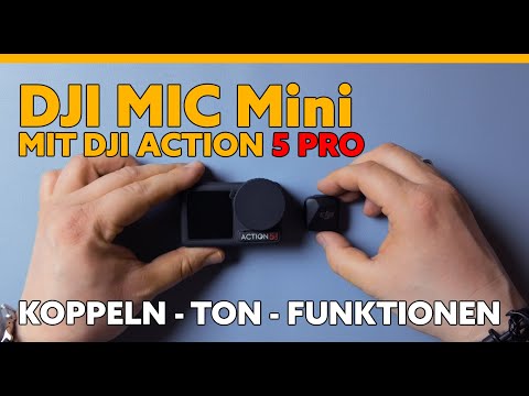 Pairing the DJI Mic Mini with the DJI Action 5 - Testing all functions