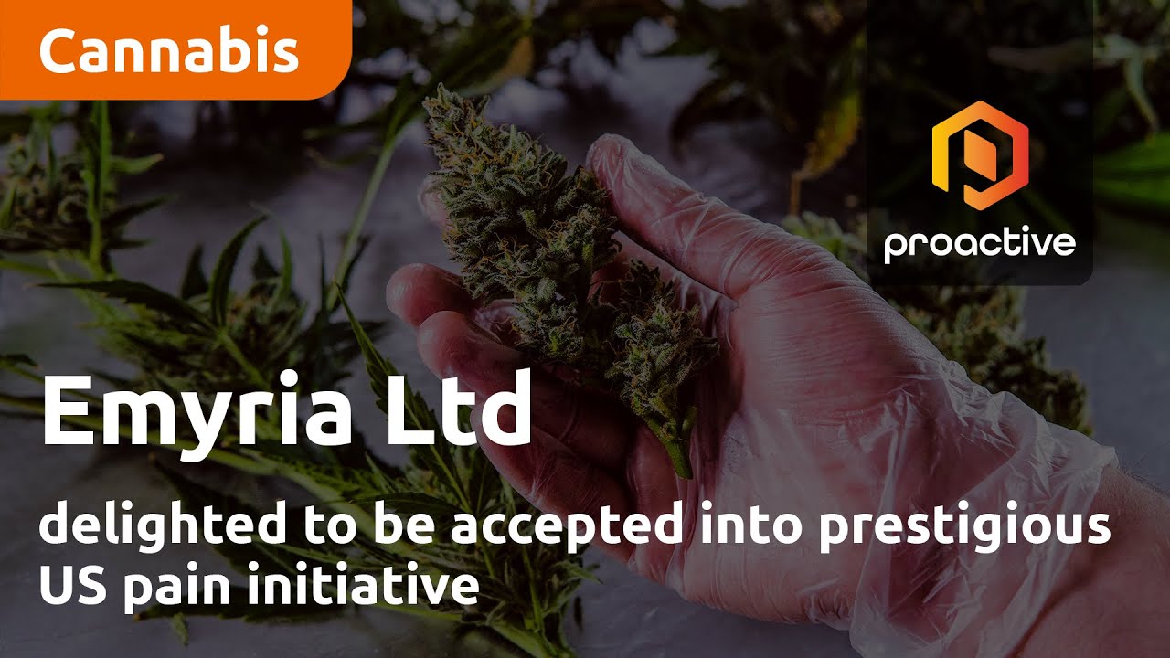Emyria delighted to be accepted into prestigious US pain initiative