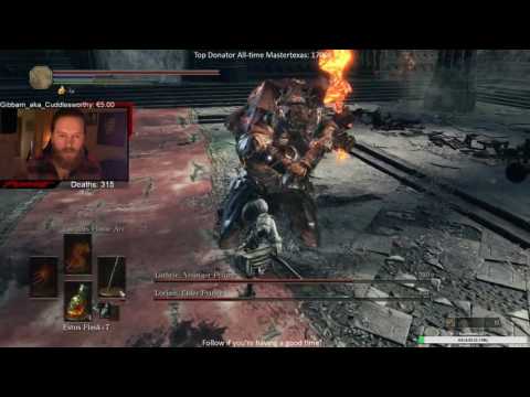 Dark Souls 3 Twin Princes Boss Blind Playthrough, Live session.