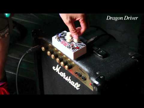 RARE 2010's Schecter Dragon Driver HIGH GAIN Overdrive + Boost (Shinichi Kobayashi SIGNATURE Pedal,  full-fledged 100-watt stack amp style circuit) image 6