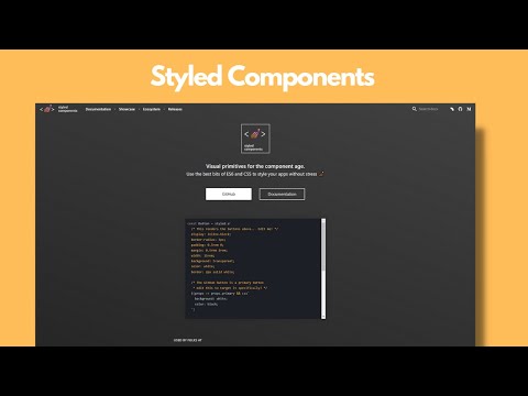 Understanding the Styled Components Basics - with React