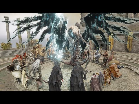 Strongest Death Rite Bird Vs Knights - Elden Ring