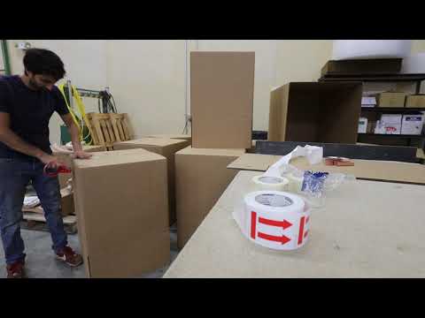 Chair Kit Packing Area - Warehouse Vlog 4