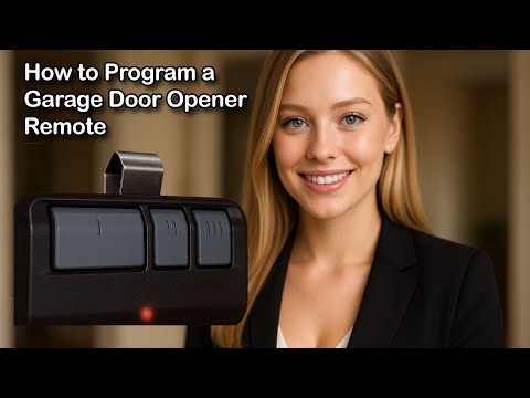 How to Program a Universal Chamberlain / Craftsman / LiftMaster Garage Door Opener Remote