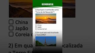 Quiz de Geografia