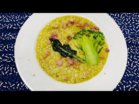 Risotto con crema di broccoli -super cremoso - 🔝