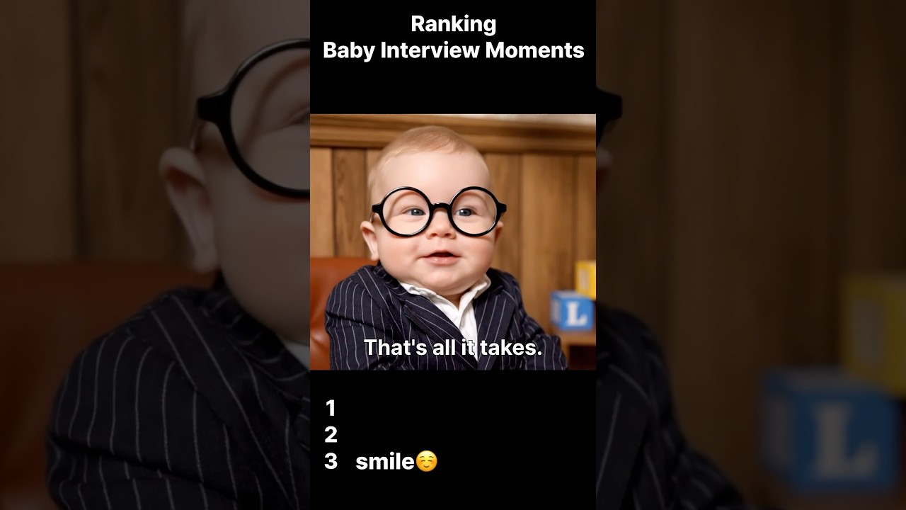 Top3 BABY INTERVIEW😍👶　#funny #funnyvideo #baby #babyshorts #reaction #interview #cutebaby #shorts