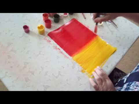 Мастер-класс Москалец Е. А. 'Ветка сакуры' (изостудия 'Краски', Центр 'РОВЕСНИК')