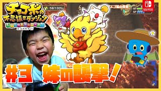 【チョコボの不思議なダンジョンエブリバディ】#3　妹の襲撃！