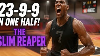 “7’3” CENTER NEAR TRIPLE-DOUBLE IN REC! DOMINANT HALF!”