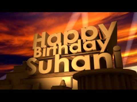 Happy Birthday Suhani