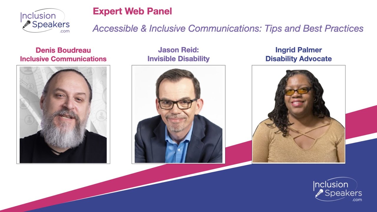 20240725 - Accessible Communication webinar (InclusionSpeakers.com)