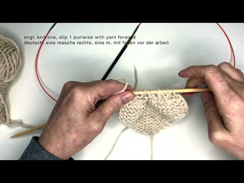 DOTTI Scarf - engl: split the stitches - deutsch: teile die maschen auf