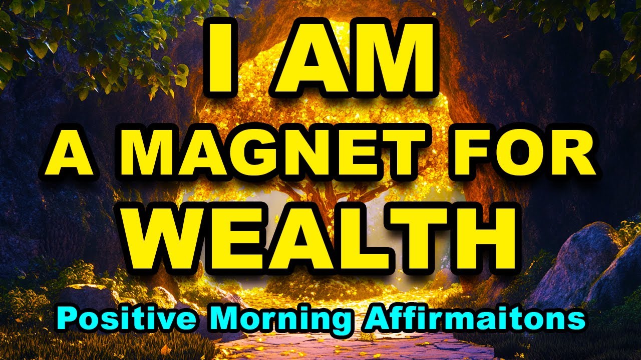 I AM Magnet for Wealth | Positive Morning Affirmations | Health, Happiness,  Abundance Affirmations