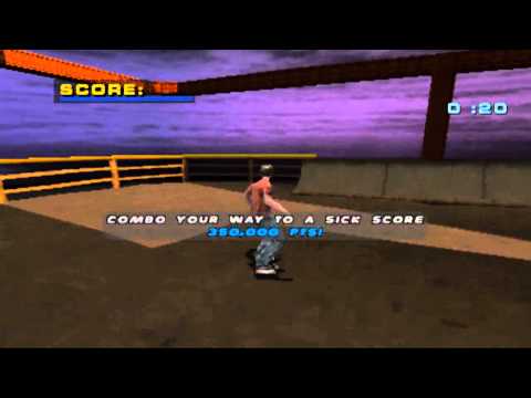 Let's Play Tony Hawk's Pro Skater 4 (PS1) Part 6 - Shipyard