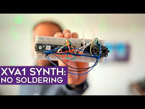 XVA1 DIY FPGAシンセサイザー：はんだ付け不要の組み立て