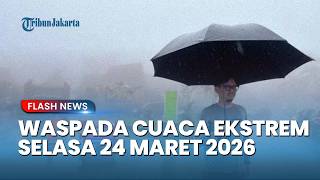 LEBARAN MASIH HUJAN! BMKG Warning Cuaca 24 Maret 2026: Hujan Sangat Lebat Ancam Banyak Wilayah