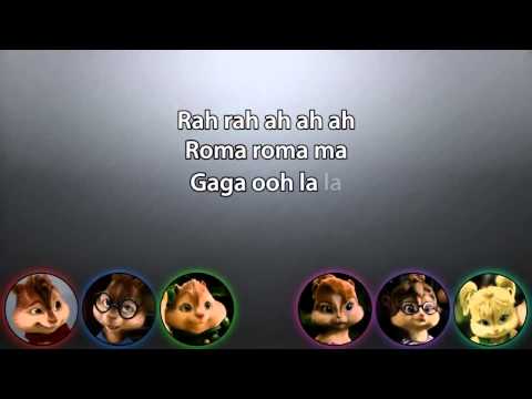 The Chipmunks & The Chipettes   Bad Romance with lyrics
