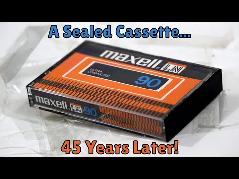 Unwrapping A Sealed Cassette After 45 Years