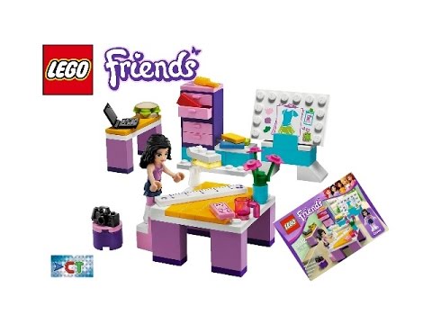 Vidéo LEGO Friends 3936 : Le studio de design d'Emma