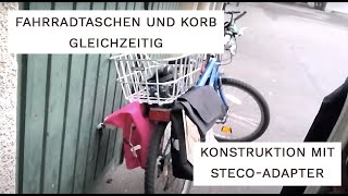 Fahrradkorb und Fahrradtasche Gleichzeitig Video, Korb und Radtasche montieren Tipps